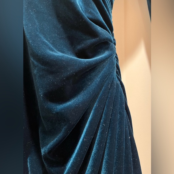 Alexandre Vauthier
Women's Blue Wrap-effect Velvet Mini Dress - Picture 6 of 8